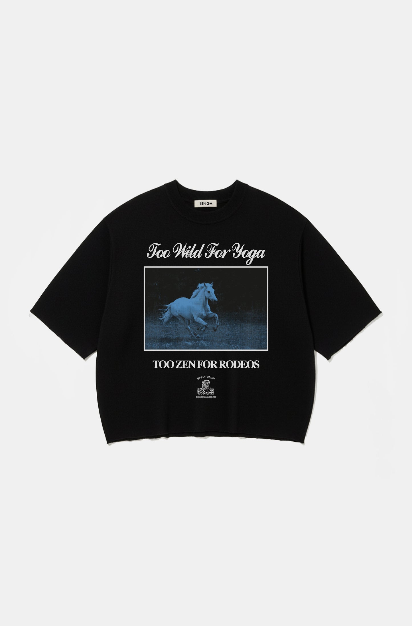 Camiseta Boxy Oversized Too Wild For Yoga
