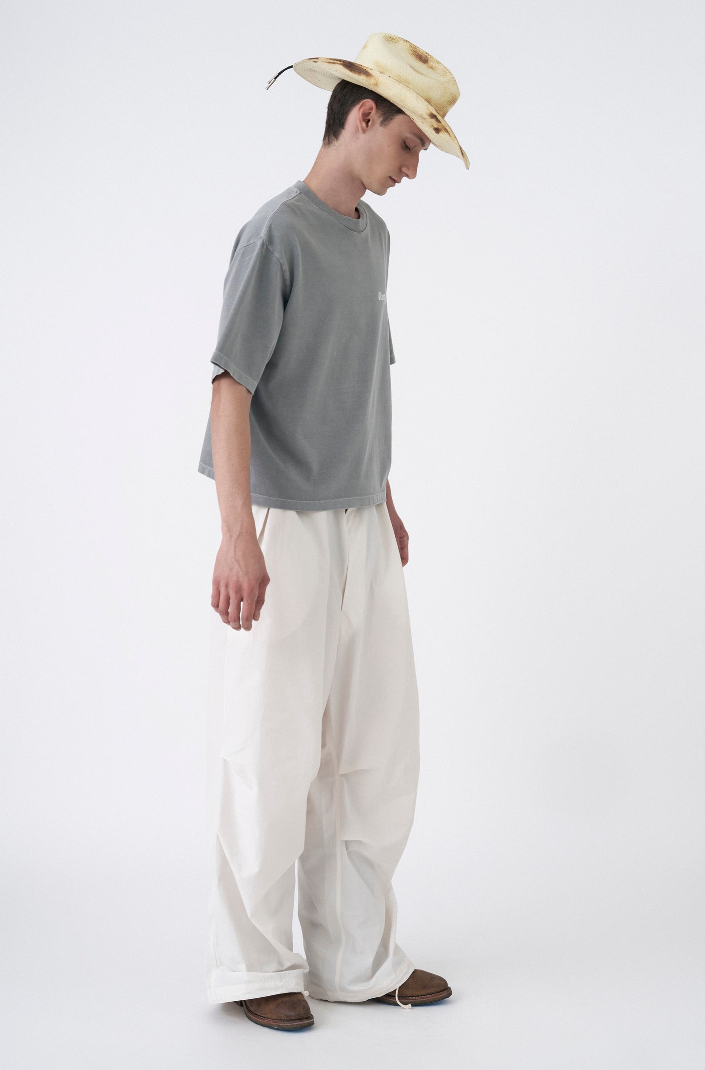 Camiseta Boxy Over Burn Gently