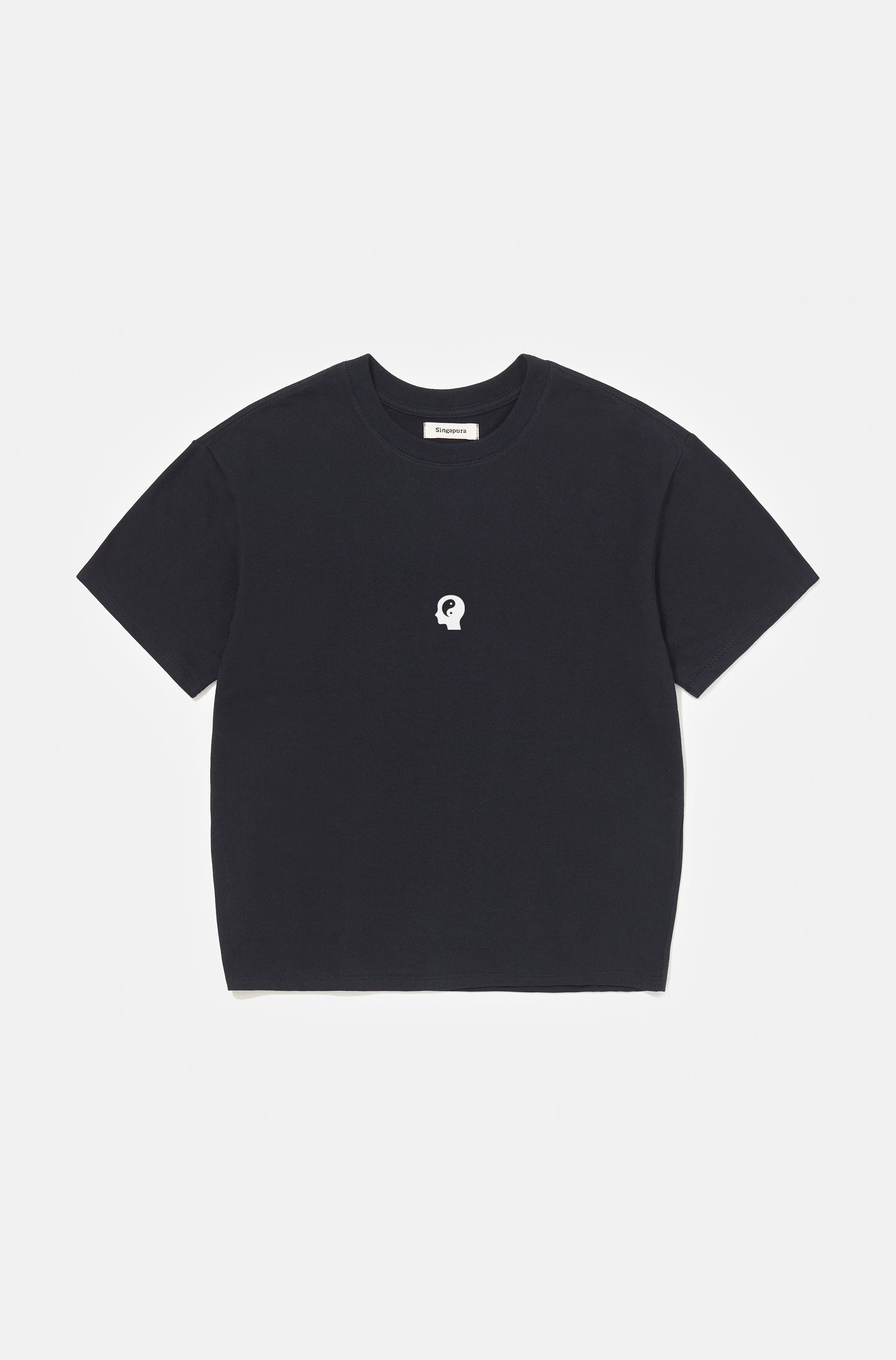 Camiseta Boxy Regular Don't Hate Meditate Preta