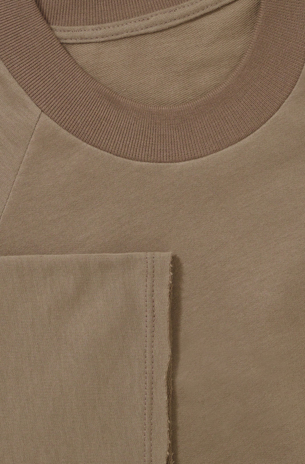 OVERSIZED RAGLAN REGENERATIVA MARROM