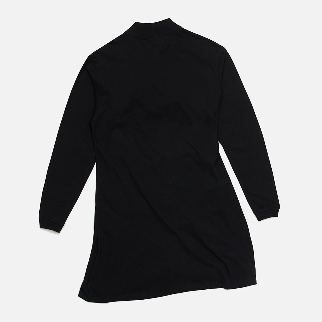 Vestido Gola Alta Preto