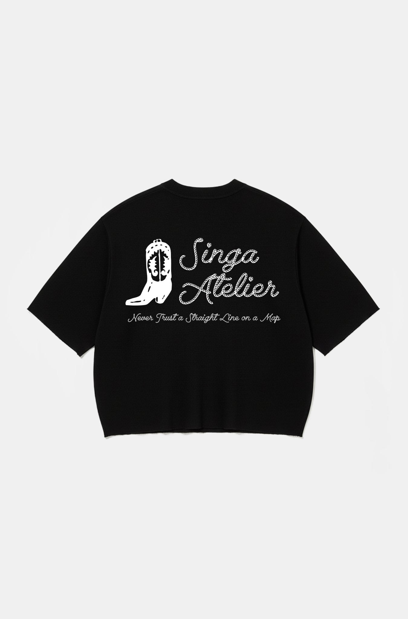 Camiseta Boots Boxy Over Preta