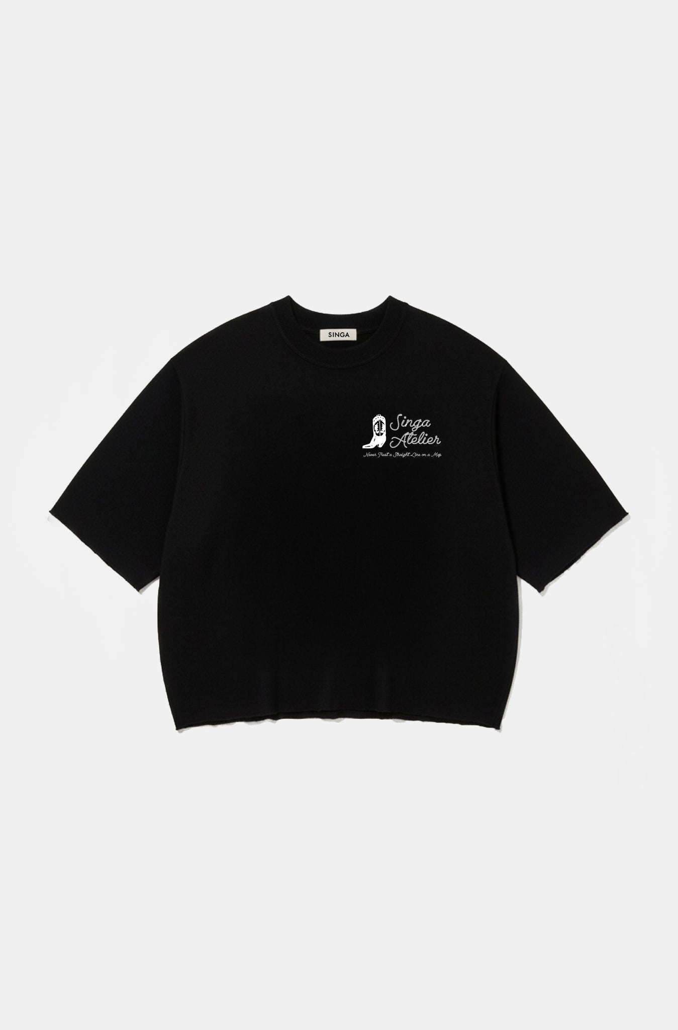 Camiseta Boots Boxy Over Preta