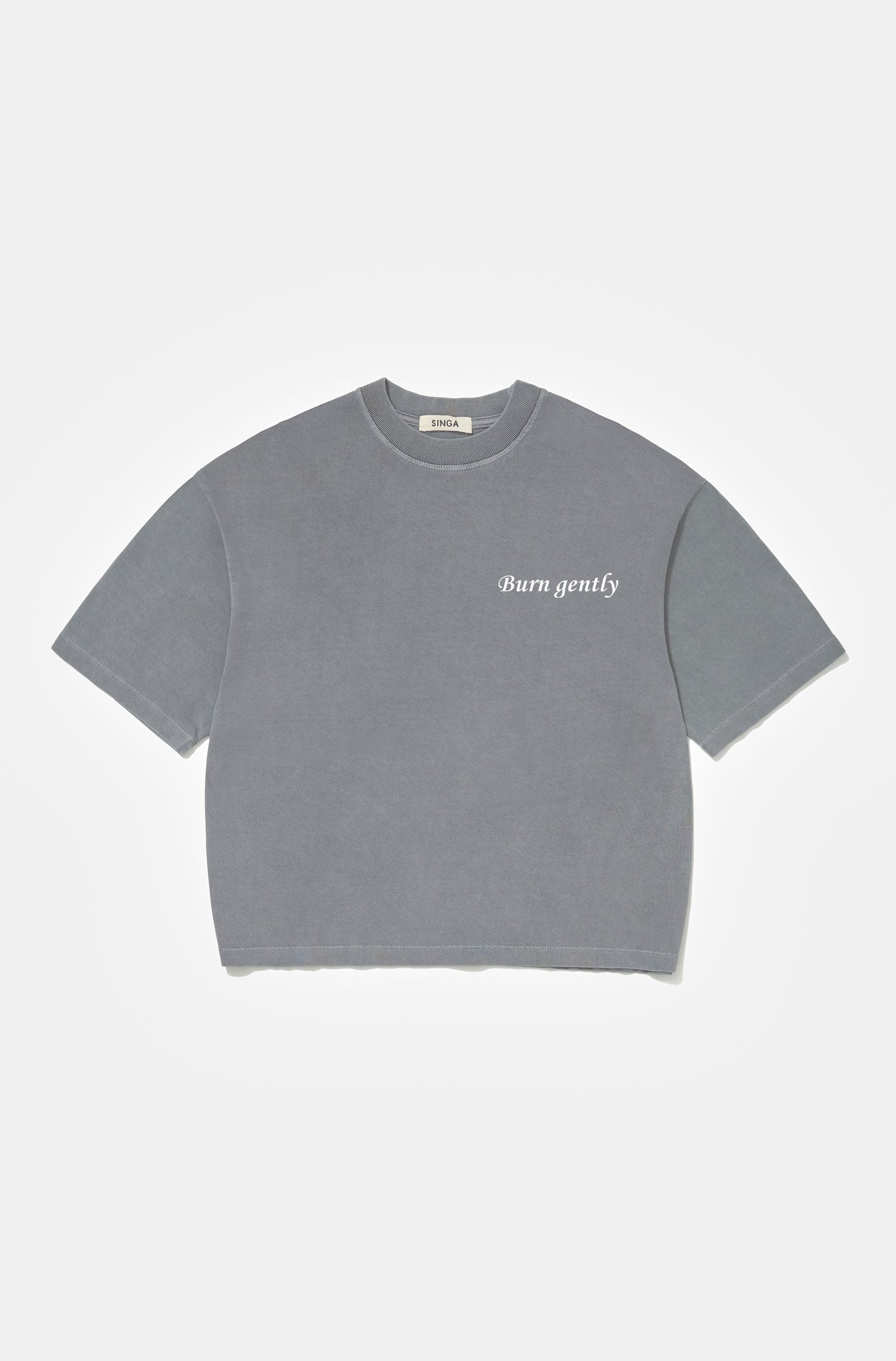 Camiseta Boxy Over Burn Gently