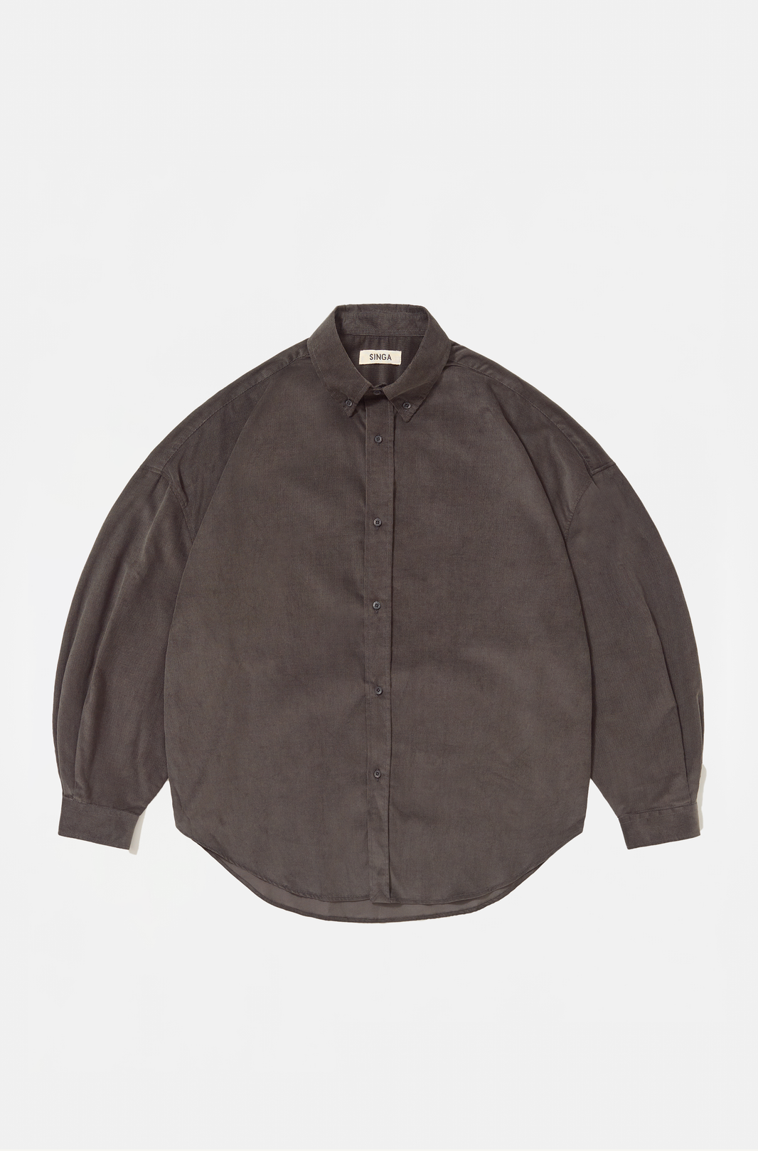 Camisa Oversized Veludo Beluga