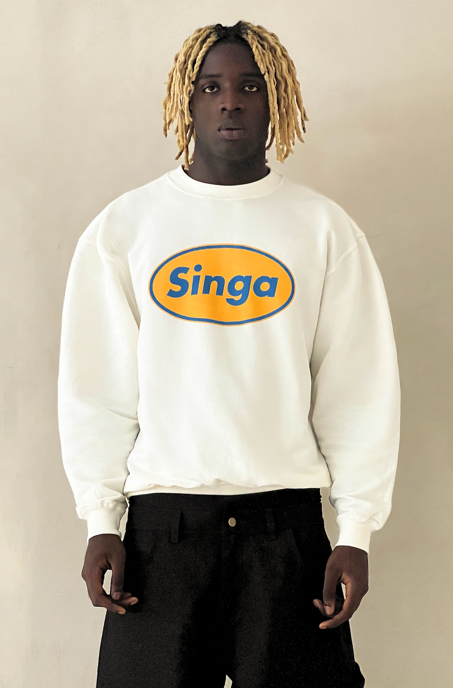 Crewneck Singa Off-White