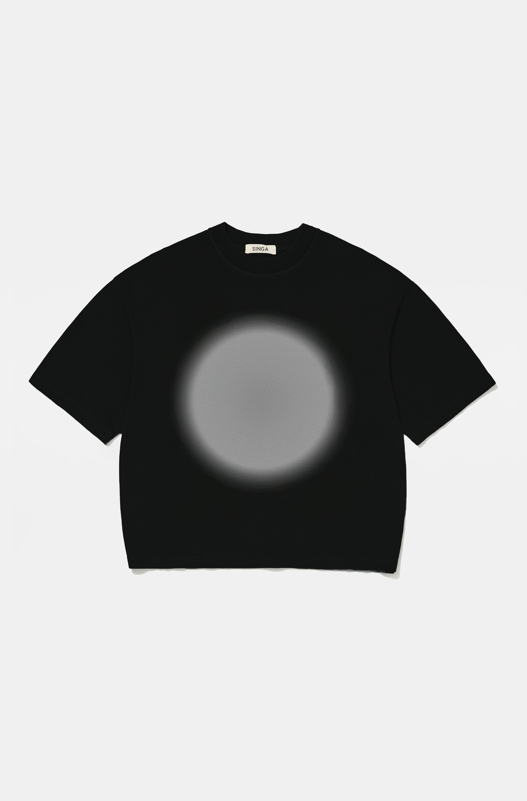 Camiseta Boxy Over Peace  Preto
