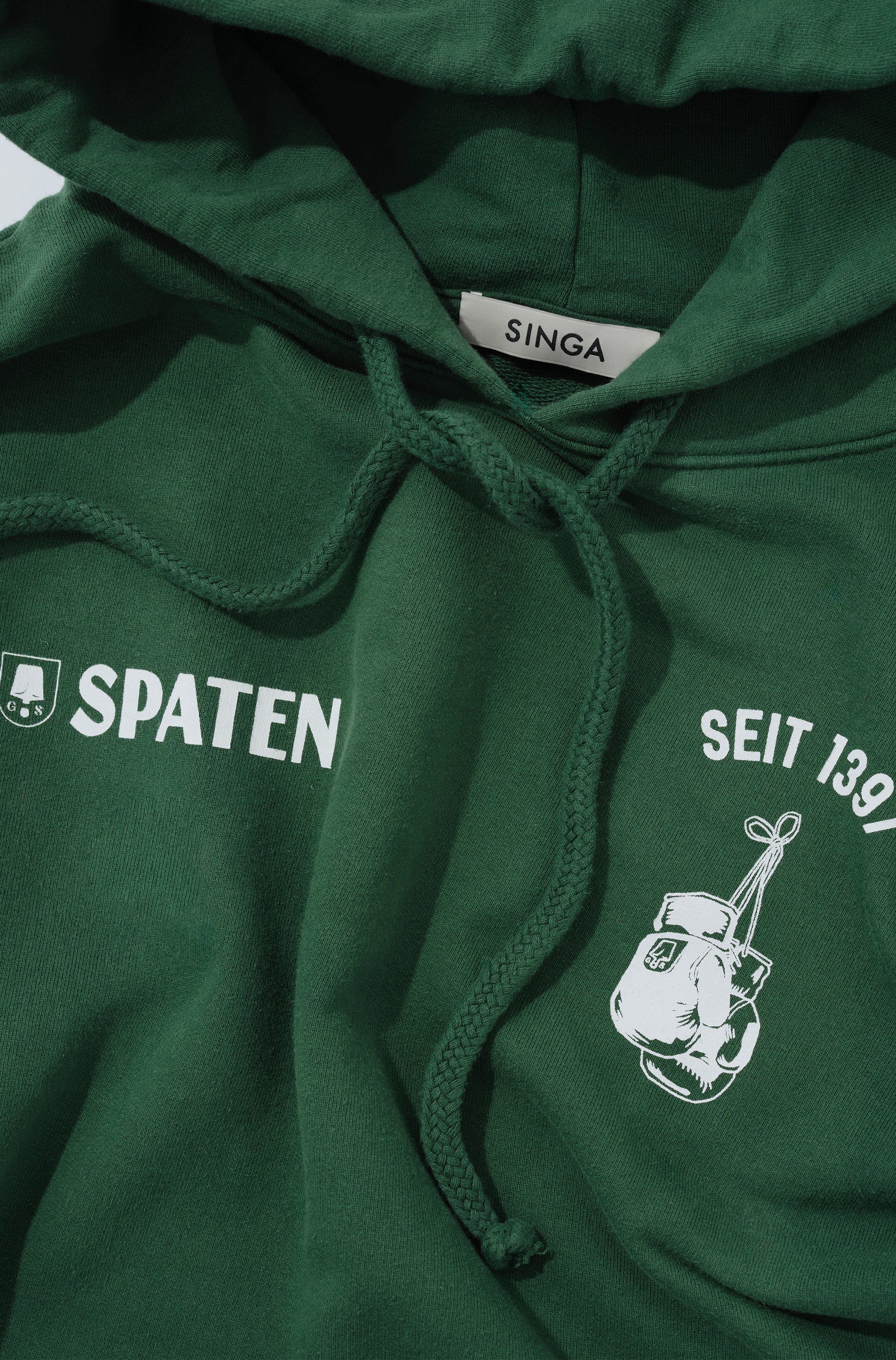 Hoodie Boxeador Singa Spaten Verde
