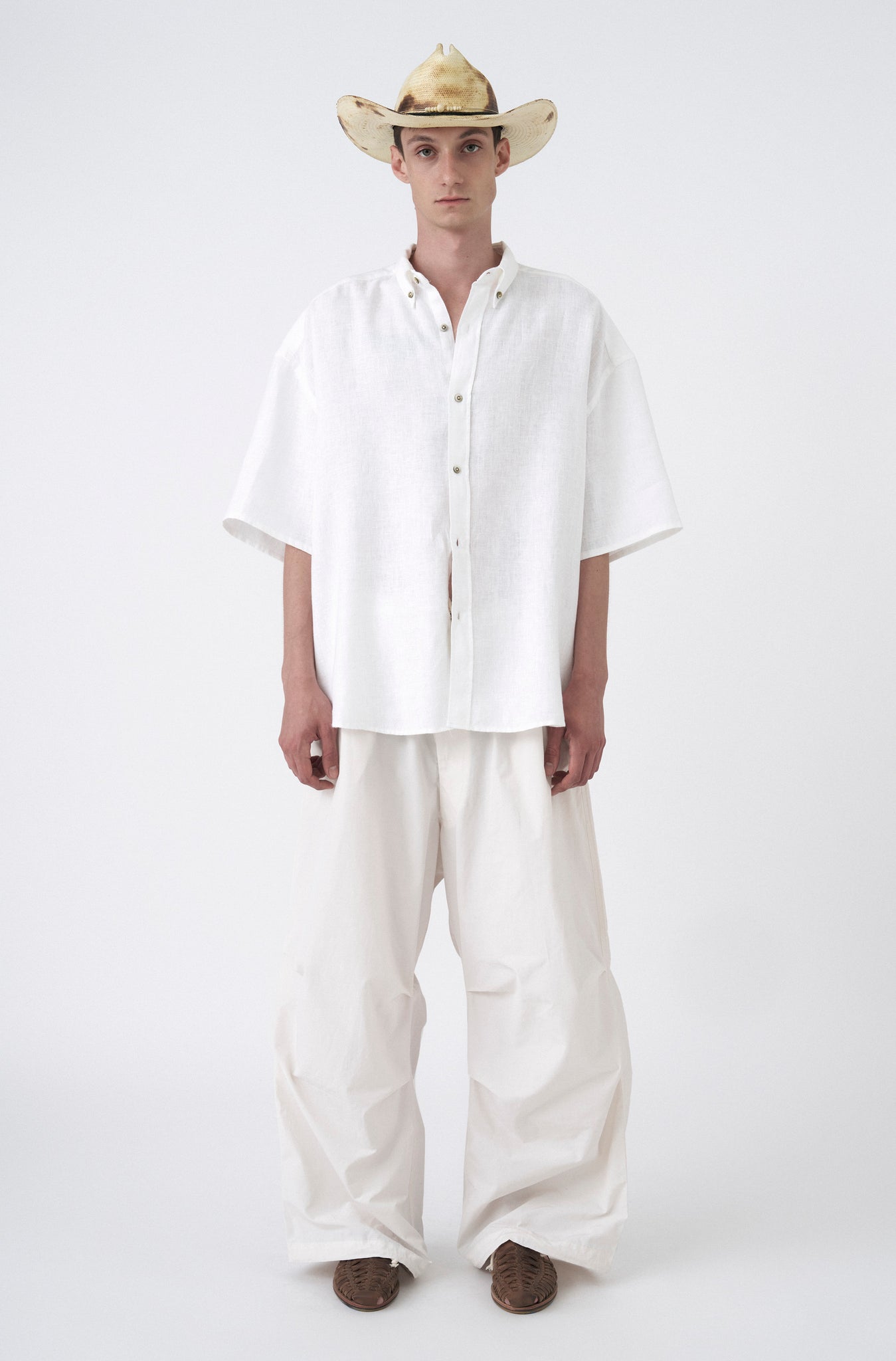 Camisa Teresa Puro Linho Branca