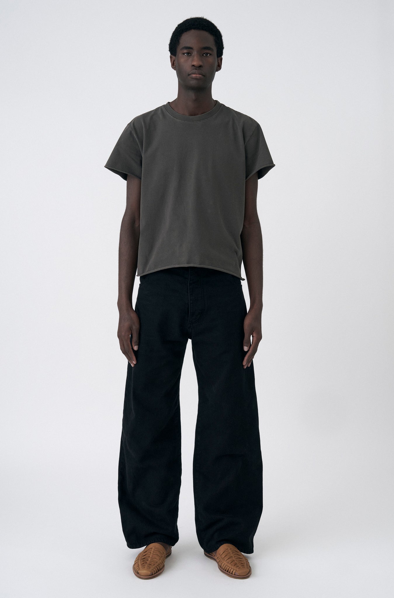 Camiseta Boxy Regular Corte a Fio Beluga