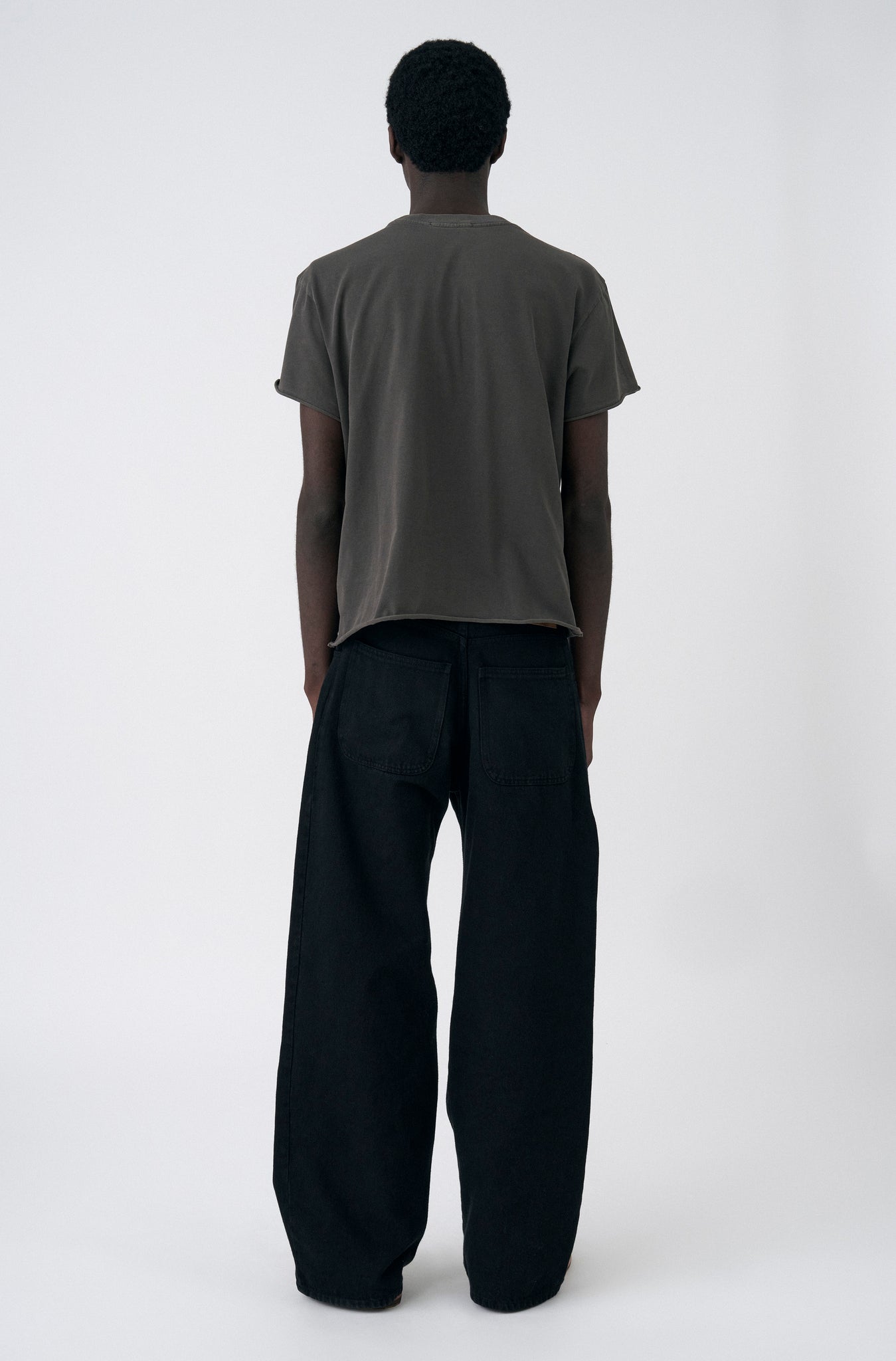 Camiseta Boxy Regular Corte a Fio Beluga