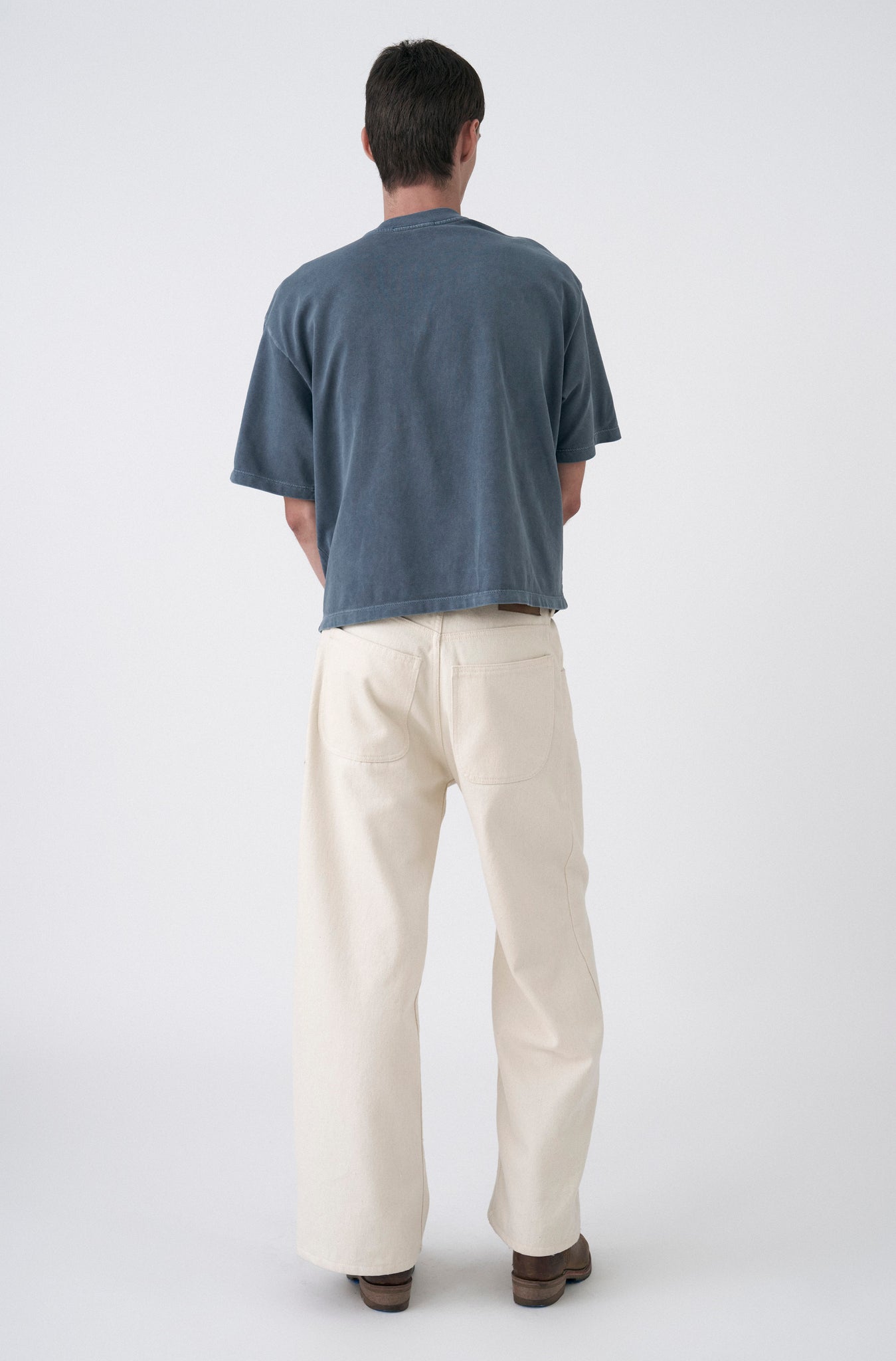 Camiseta Boxy Oversized Indigo