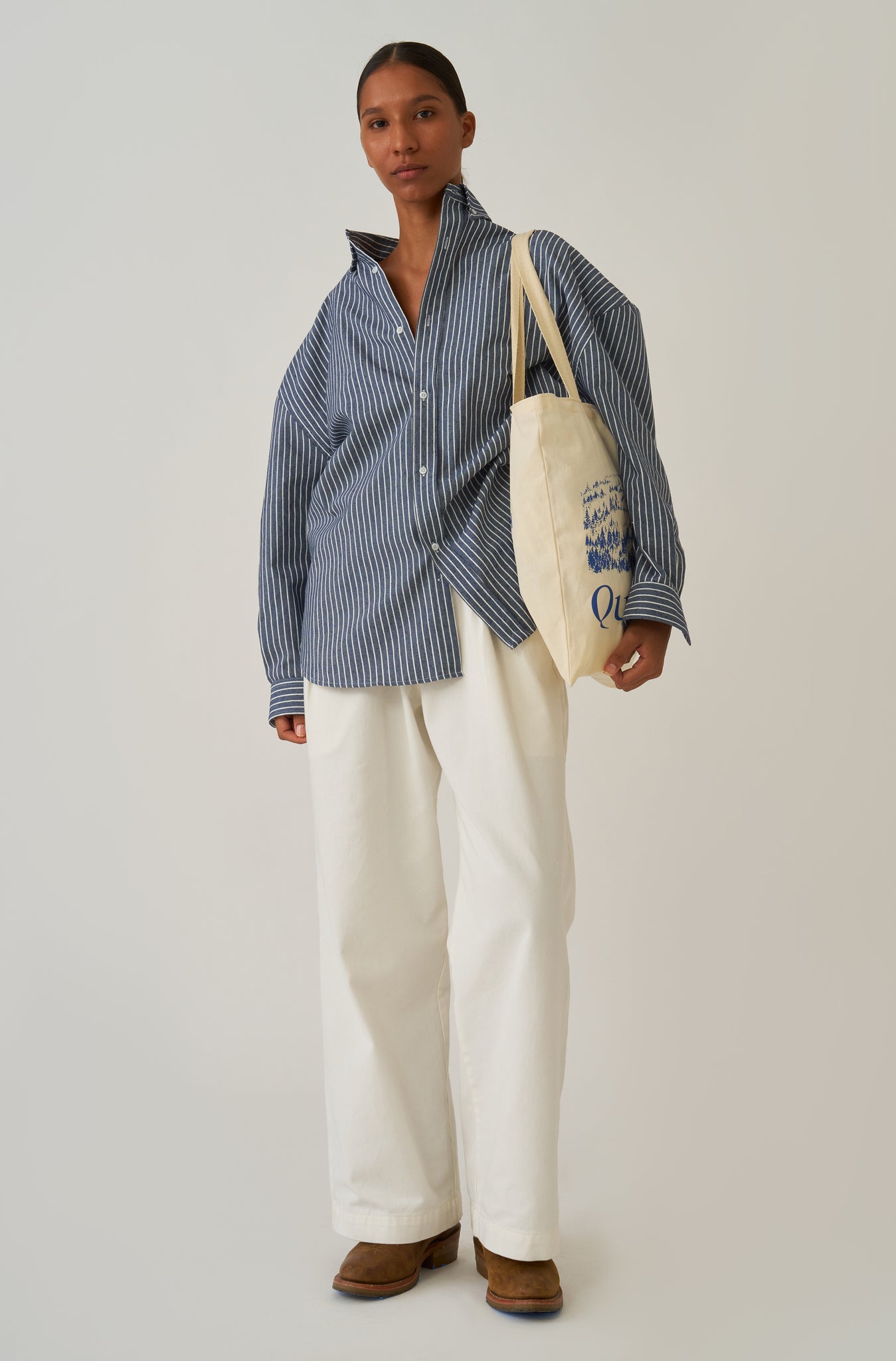 Camisa Oversized Tokyo - Indigo