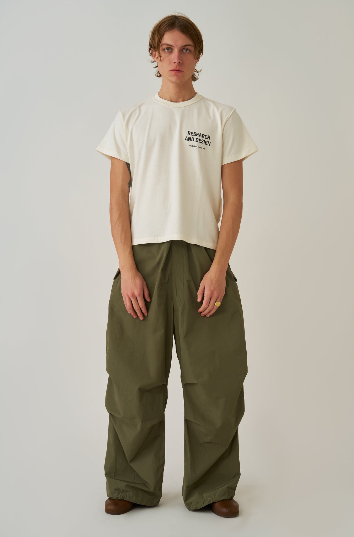 Camiseta Boxy Regular Research & Design