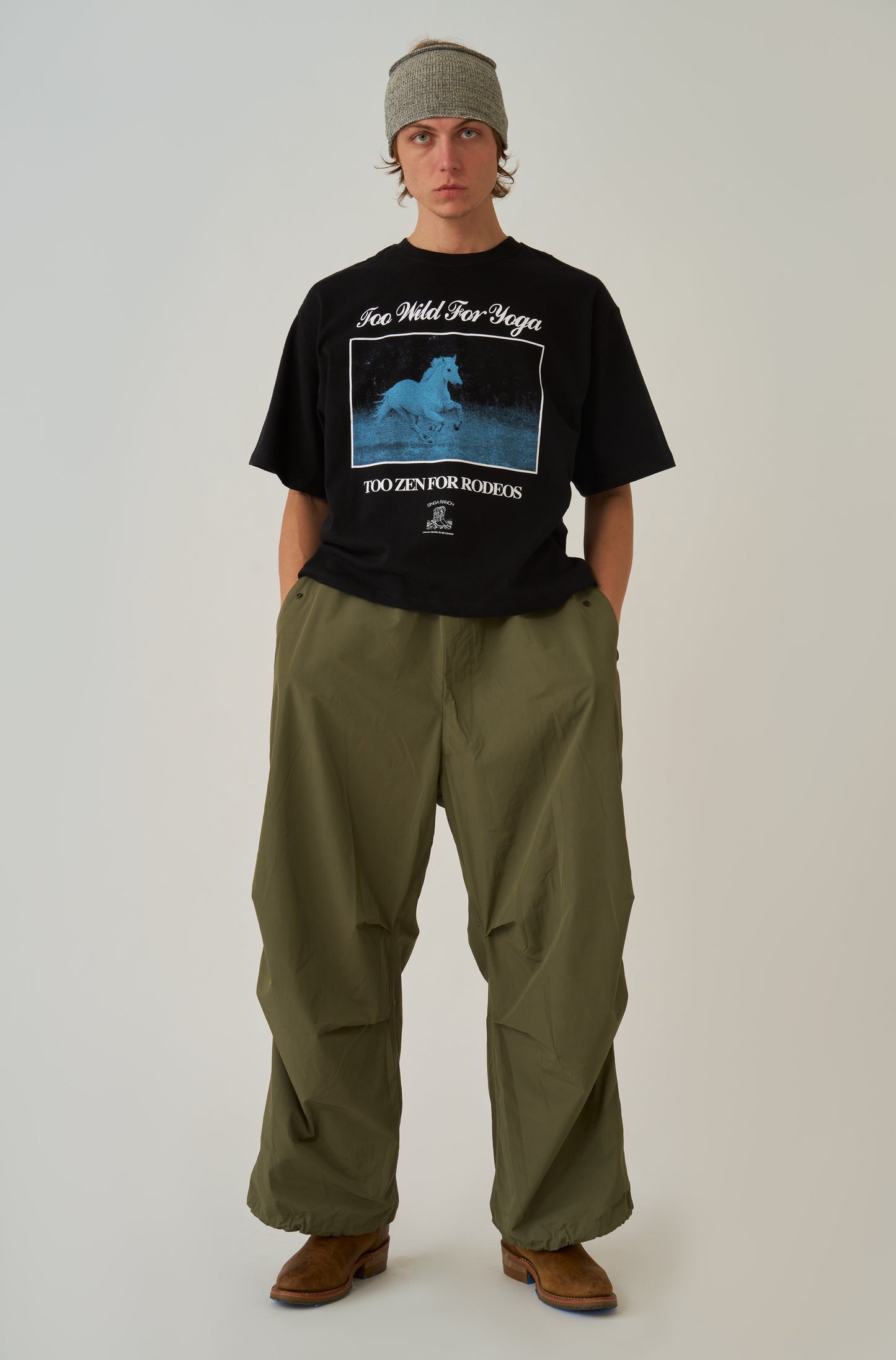 Camiseta Boxy Oversized Too Wild For Yoga