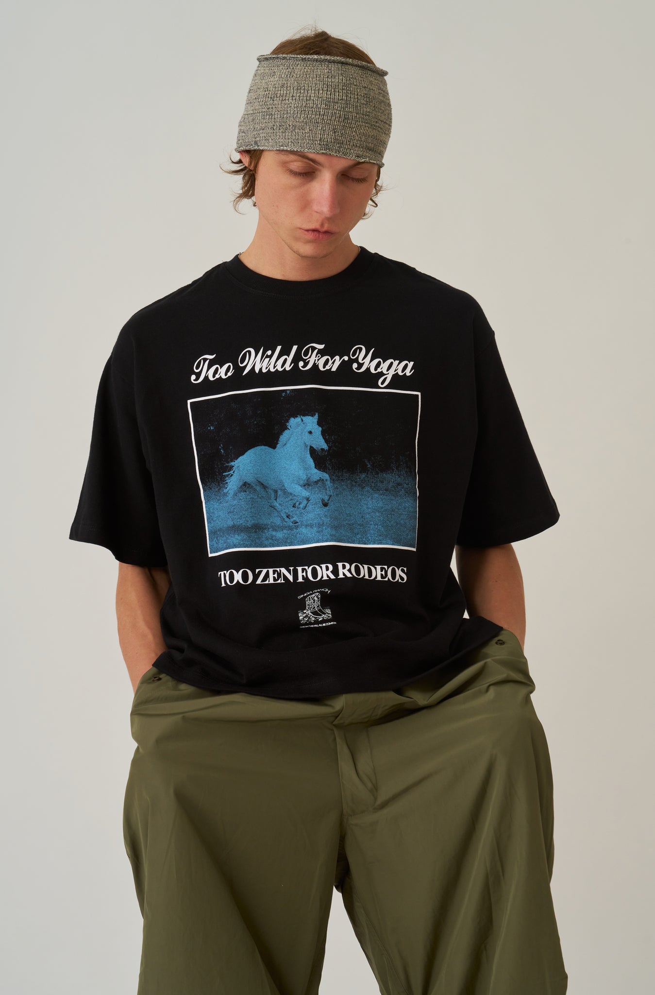 Camiseta Boxy Oversized Too Wild For Yoga