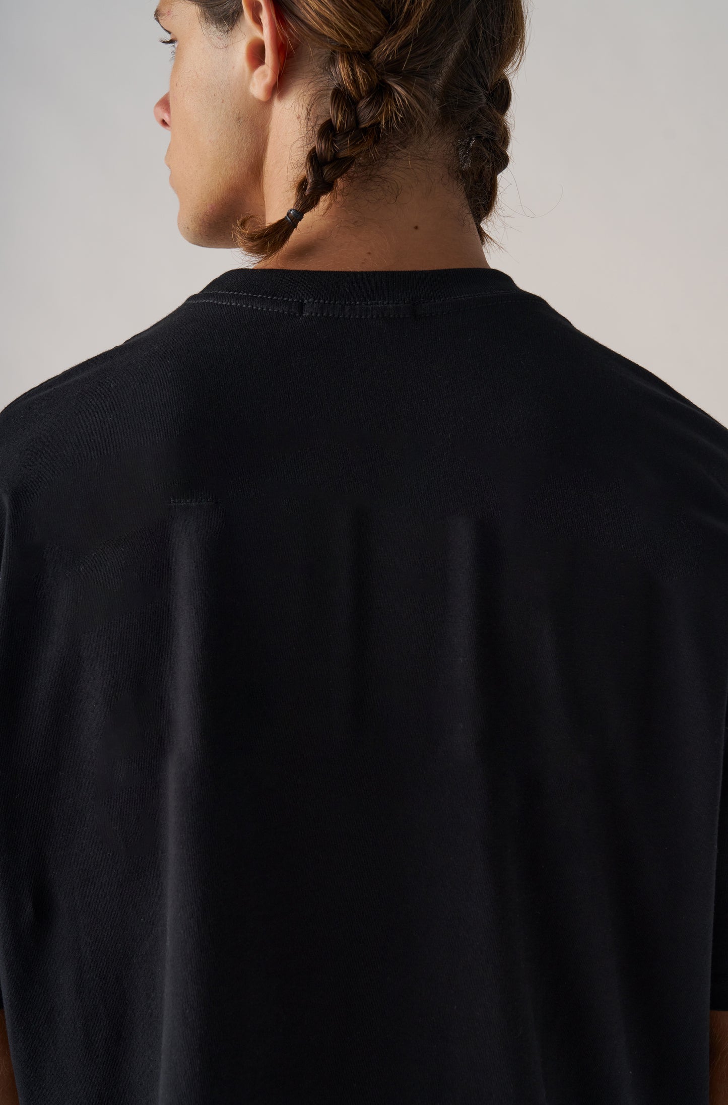 Camiseta Boxy Over Peace  Preto