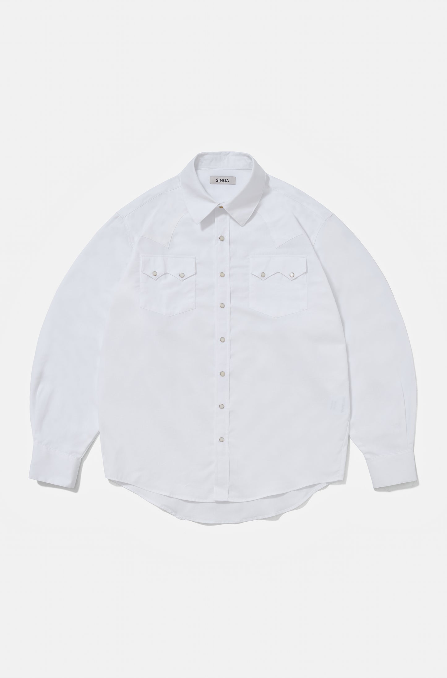 CAMISA WESTERN OXFORD - BRANCO