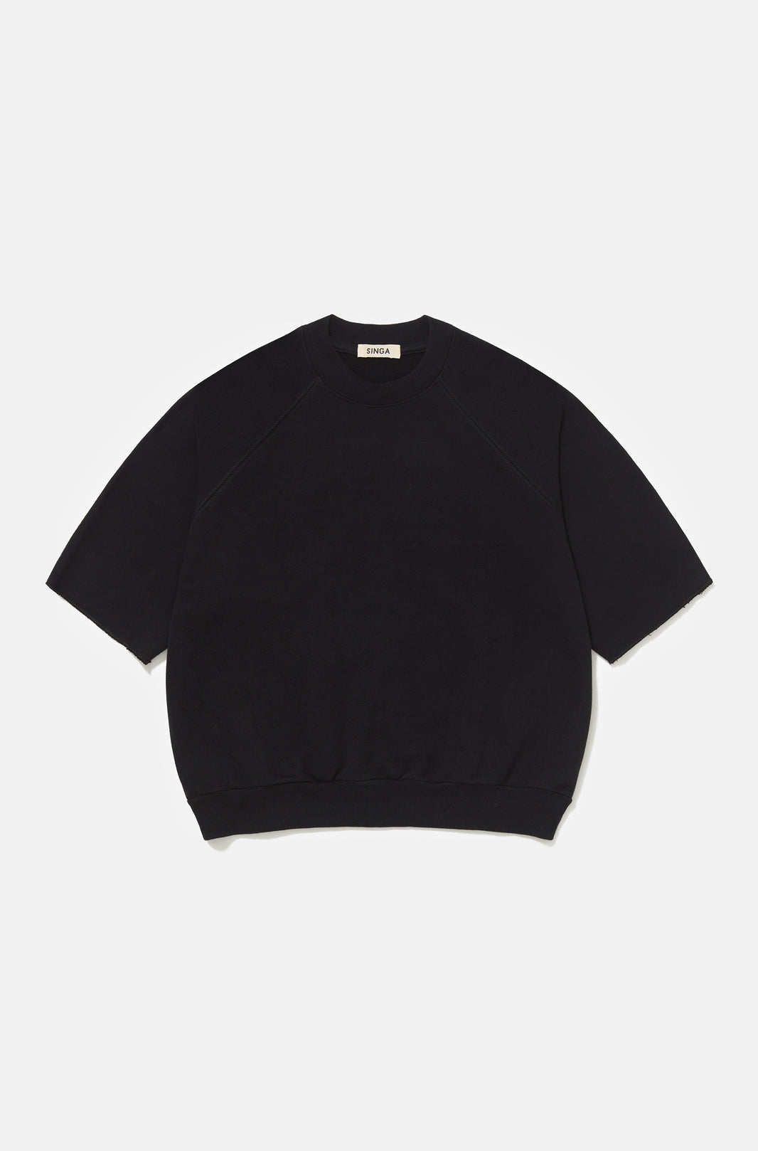 OVER RAGLAN PUNHOS - PRETO