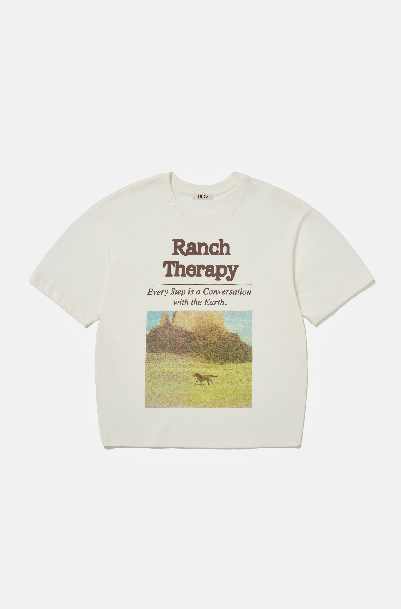 Camiseta Boxy Regular Ranch Therapy