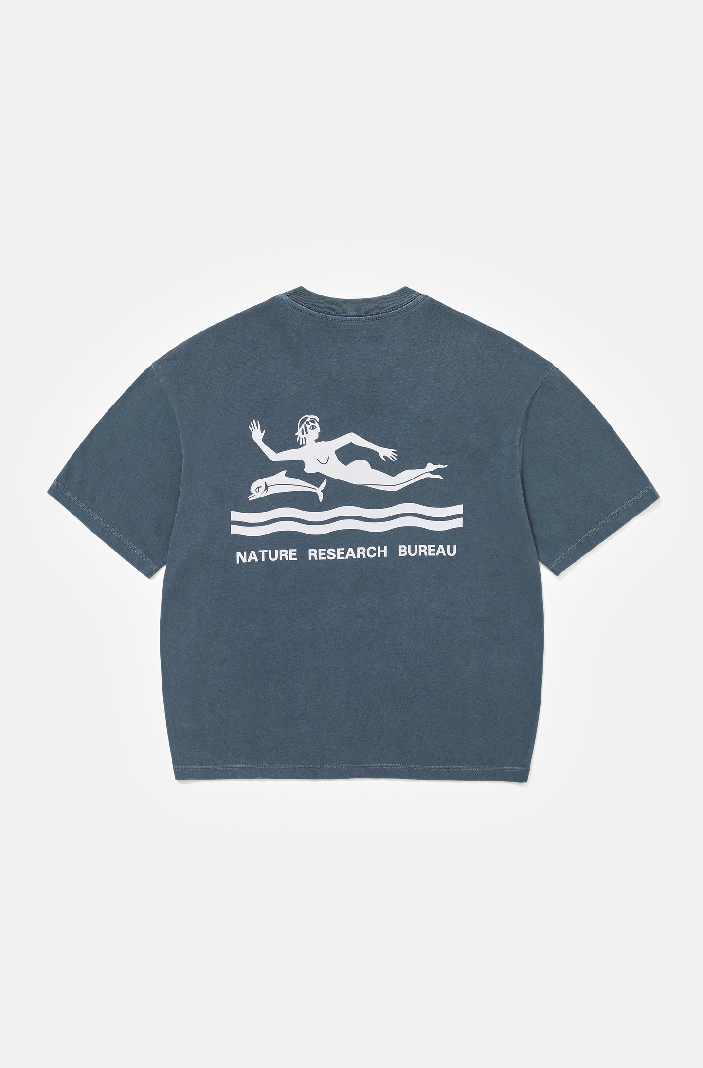 Camiseta Boxy Regular Cousteau Indigo