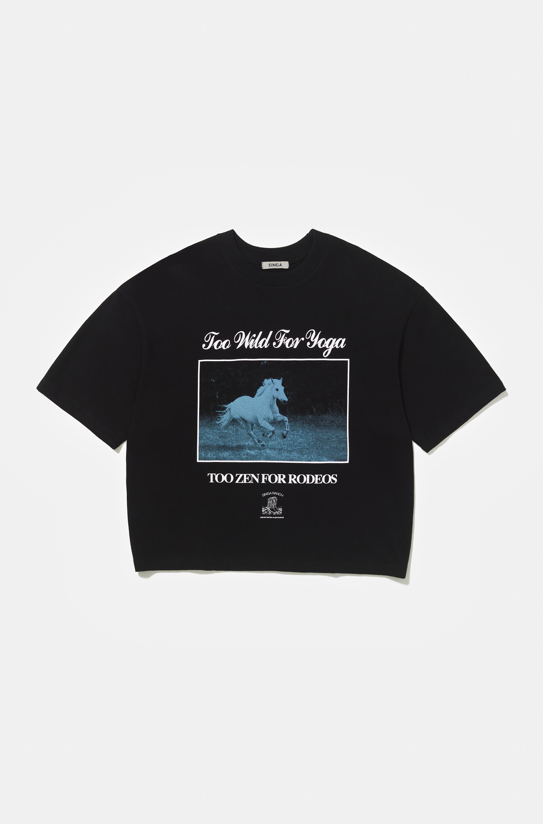 Camiseta Boxy Oversized Too Wild For Yoga