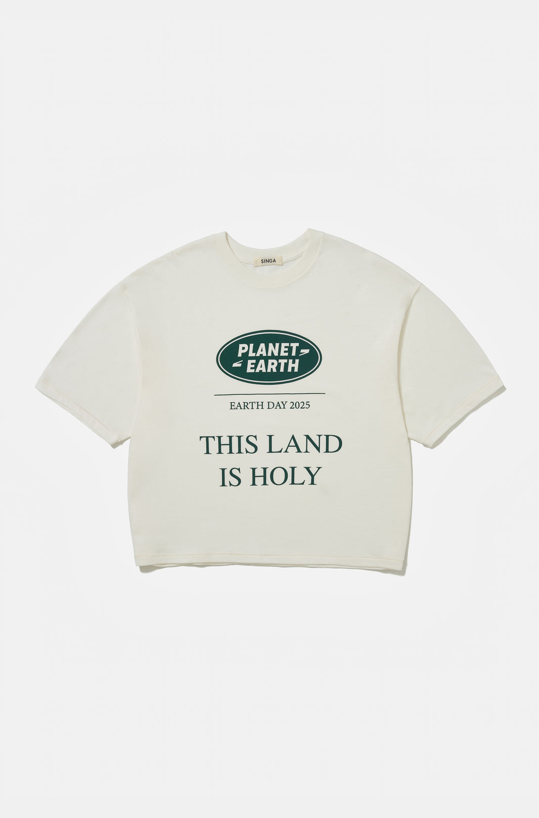 Camiseta Boxy Oversized Earth Day 2025