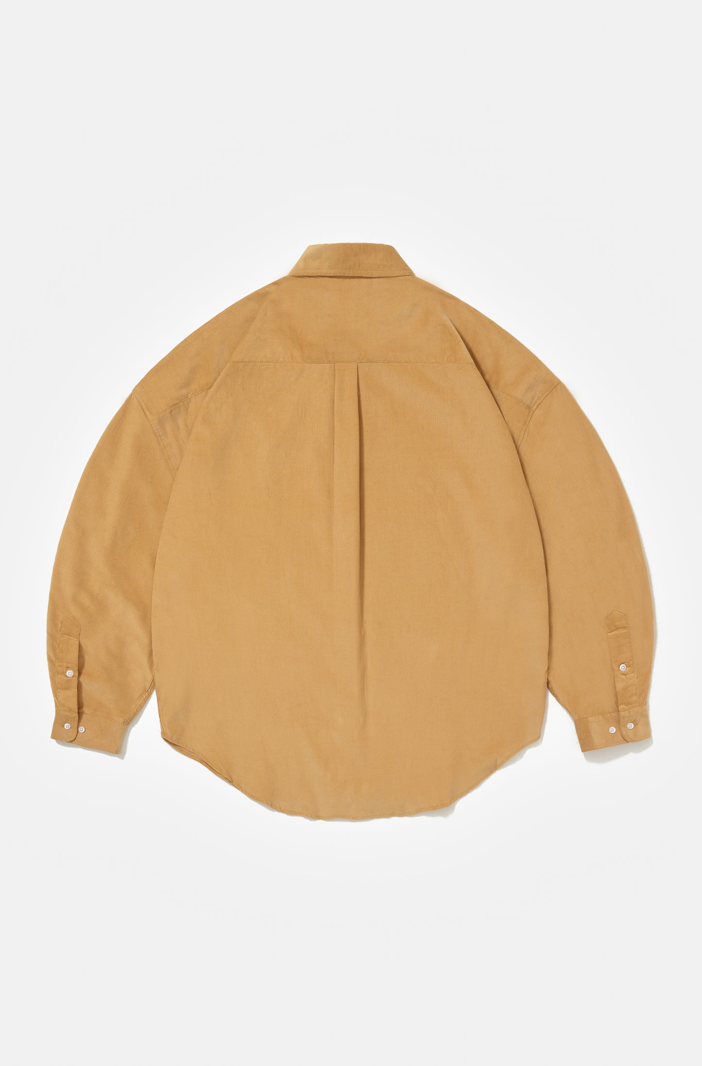 Camisa Oversized Veludo Bege
