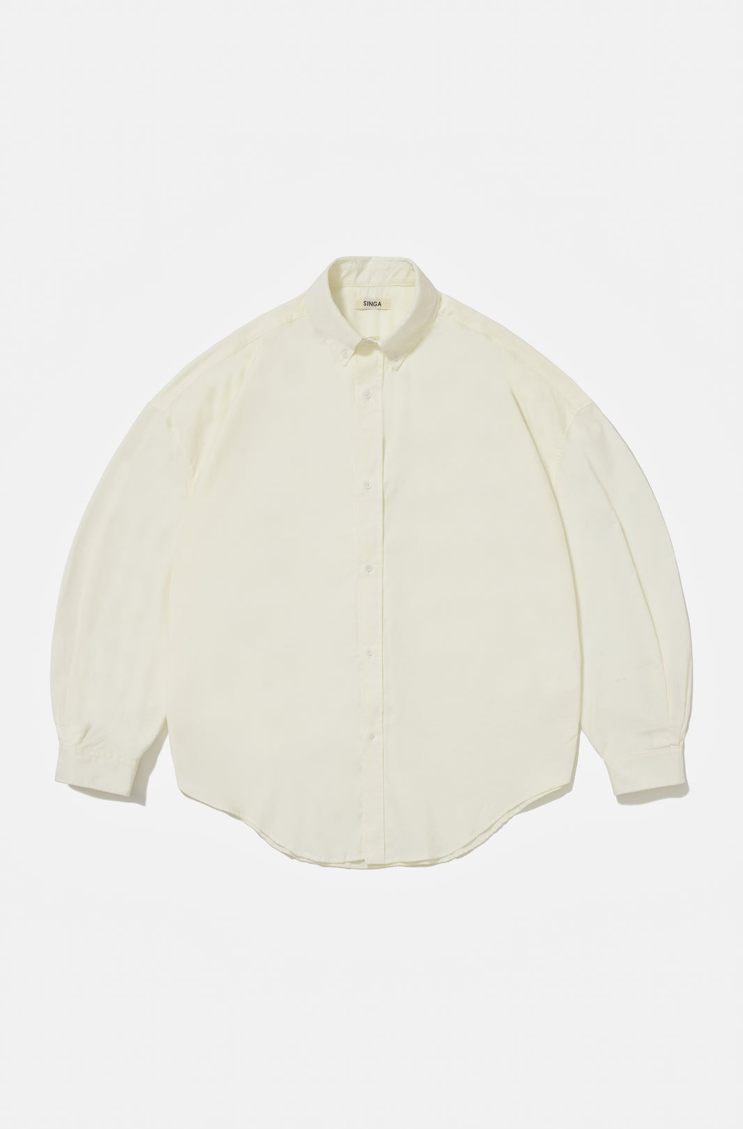 Camisa Oversized Veludo Off-White