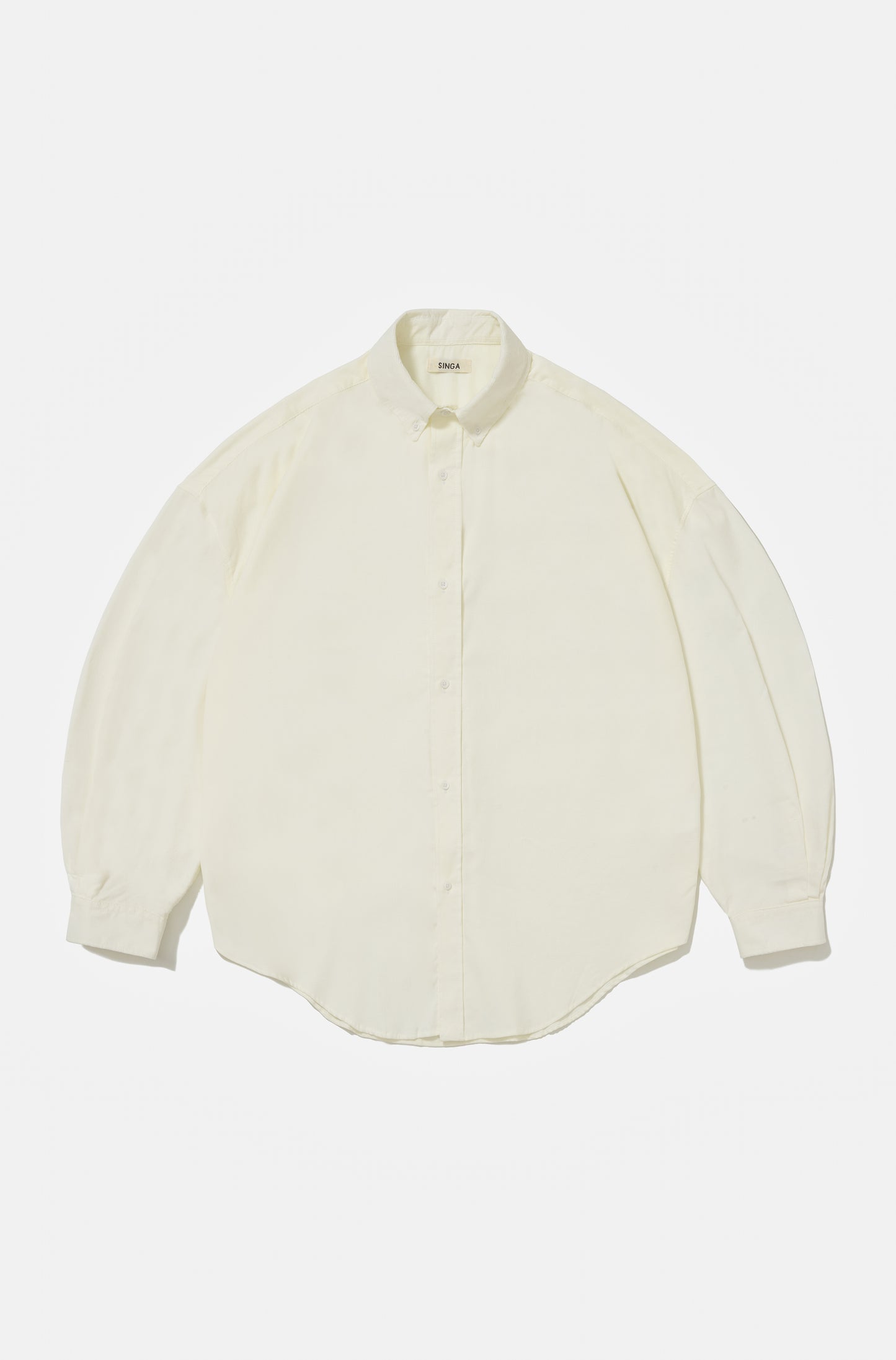 Camisa Oversized Veludo Off-White