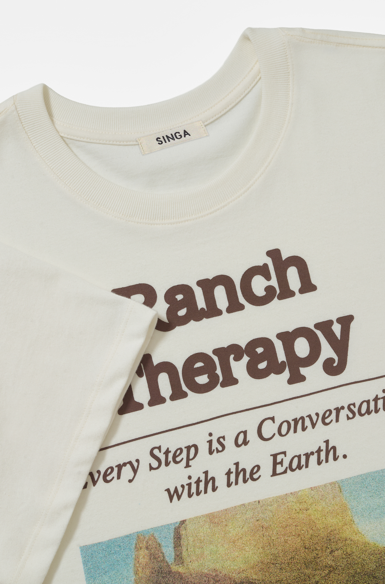 Camiseta Boxy Regular Ranch Therapy