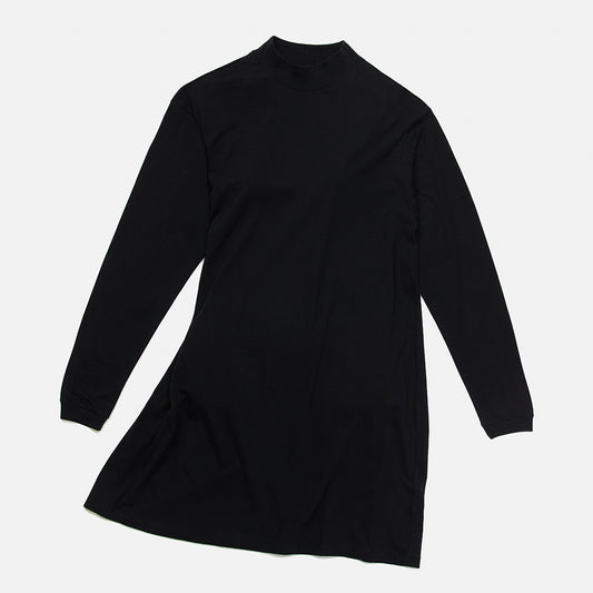 Vestido Gola Alta Preto